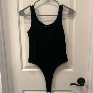 Black leotard style blouse / body suit